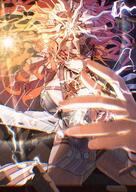 artist:Patanda beauty_mark blue_eyes character:augusta_(wuthering_waves) hair_accessories long_hair orange_eyes orange_hair pov series:wuthering_waves // 2894x4093 // 32MB