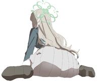 artist:MoLi brown_hair character:miyo_(blue_archive) hair_bow hair_braid halo in-series_category:free_trade_cartel in-series_category:wild_hunt_academy_of_arts long_hair series:blue_archive // 2048x1729 // 147KB