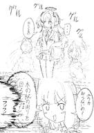 artist:kowa character:momoi_(blue_archive) character:yuuka_(blue_archive) comic halo in-series_category:game_development_department in-series_category:millenium_science_school in-series_category:seminar japanese_text long_hair mechanical_halo meta:source_request monochrome series:blue_archive short_hair twin_tails // 2894x4093 // 965KB