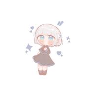 artist:ksn-yakisoba blue_eyes character:katsuragi_lilja_(gakuen_idolmaster) chibi hair_braid series:gakuen_idolmaster series:idolmaster short_hair white_hair // 2048x2048 // 59KB