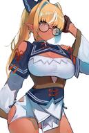 brown_skin character:shiranui_flare elf in-series_category:generation_3 in-series_category:hololive_japan meta:artist_request meta:source_request meta:tagme pointed_ears series:hololive // 1376x2048 // 272KB