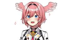 bird_girl character:takane_lui head_wings in-series_category:hololive_japan in-series_category:holox meta:artist_request meta:source_request meta:tagme series:hololive // 2000x1333 // 159KB