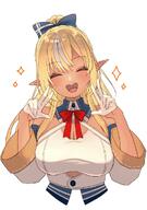 brown_skin character:shiranui_flare elf in-series_category:generation_3 in-series_category:hololive_japan meta:artist_request meta:source_request meta:tagme pointed_ears series:hololive // 704x1000 // 97KB