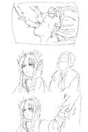 artist:kanuluillust beauty_mark character:doctor_(arknights) character:muelsyse_(arknights) comic elf flushed_face hair_accessories hand_holding in-series_category:columbia long_hair meme monochrome pointed_ears series:arknights // 1000x1500 // 139KB