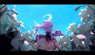 artist:manga_to_yukata body_wings character:azusa_(blue_archive) feathered_wings hair_accessories halo in-series_category:make-up_work_club in-series_category:trinity_general_school long_hair series:blue_archive white_hair // 4000x2334 // 825KB