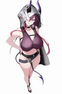character:ascalon_(arknights) demon_horns horns in-series_category:rhodes_island in-series_category:s.w.e.e.p. in-series_category:sarkaz meta:artist_request meta:source_request pointed_ears series:arknights steaming_body // 1363x2048 // 164KB