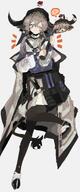 animal_ears artist:uhay bovine_horns brown_hair character:pallas_(arknights) green_eyes horns in-series_category:forte in-series_category:minos series:arknights tail // 1701x4096 // 554KB
