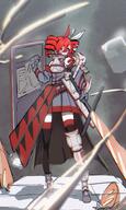 alternate_outfit artist:piro_nishiki character:kasane_teto red_eyes red_hair series:utau twin_drills // 868x1454 // 289KB