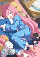 animal_ears artist:ideolo black_hair brown_eyes brown_hair cat_ears cat_girl character:ayane_(blue_archive) character:doodle_sensei_(blue_archive) character:hina_(blue_archive) character:hoshino_(blue_archive) character:nonomi_(blue_archive) character:sensei_(blue_archive) character:serika_(blue_archive) character:shiroko_(blue_archive) character:shiroko_terror_(blue_archive) demon_horns elf glasses grey_hair halo heterochromia horns in-series_category:abydos_high_school in-series_category:foreclosure_task_force in-series_category:gehenna_academy in-series_category:prefect_team long_hair mechanical_halo pink_hair pointed_ears purple_eyes red_eyes series:blue_archive short_hair twin_tails white_hair wolf_ears wolf_girl // 978x1381 // 201KB