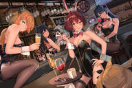 animal_ears body_wings bovine_horns bunny_suit character:croissant_(arknights) character:emperor_(arknights) character:exusiai_(arknights) character:mostima_(arknights) character:sora_(arknights) character:texas_(arknights) demon_horns halo horns in-series_category:cautus in-series_category:fallen_sankta in-series_category:forte in-series_category:laterano in-series_category:lungmen in-series_category:lupo in-series_category:sankta in-series_category:siracusa leotard meta:artist_request meta:source_request meta:tagme penguin penguin_logistics_(arknights) rabbit_ears rabbit_girl series:arknights wolf_ears wolf_girl // 7463x4961 // 3.5MB